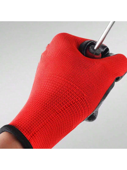 12/8/4 Pairs/Pack, Multifunctional Work Gloves Gardening Gloves and Heavy Duty Work Gloves