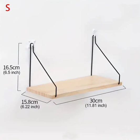 Floating Wall Shelves Rustic Wall Mounted Hanging Shelf Farmhouse Wall Bookshelf for Bathroom Kitchen Dining Living Room Wood Me