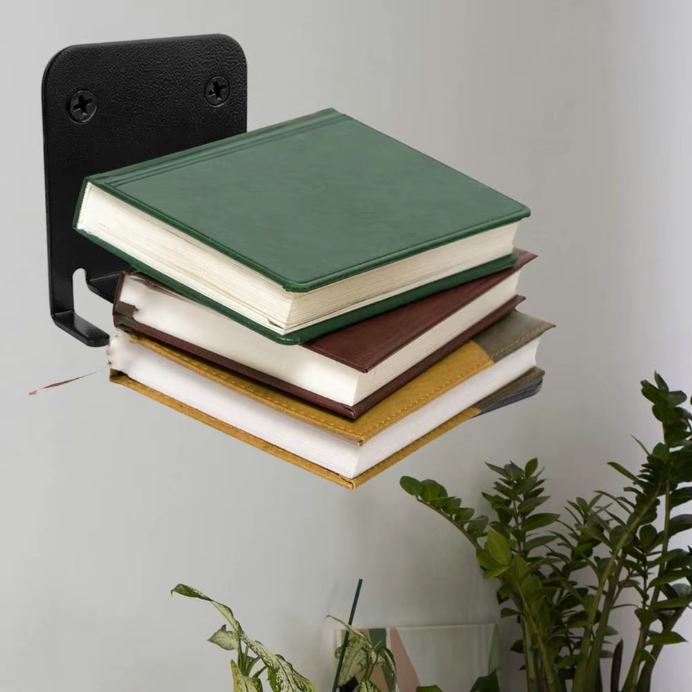 Invisible Wall Mounted Shelves Floating Bookshelf Book Storage Rack Decorative Hanging Stand Wall Decor Modern Storage Holder