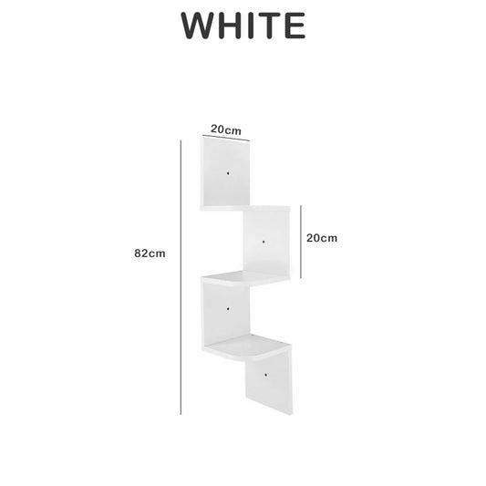 3/5 Layers Corner Storage Shelf Floating Shelves Home Decorations Wall Shelf Corner Bookshelf Kitchen Organizers