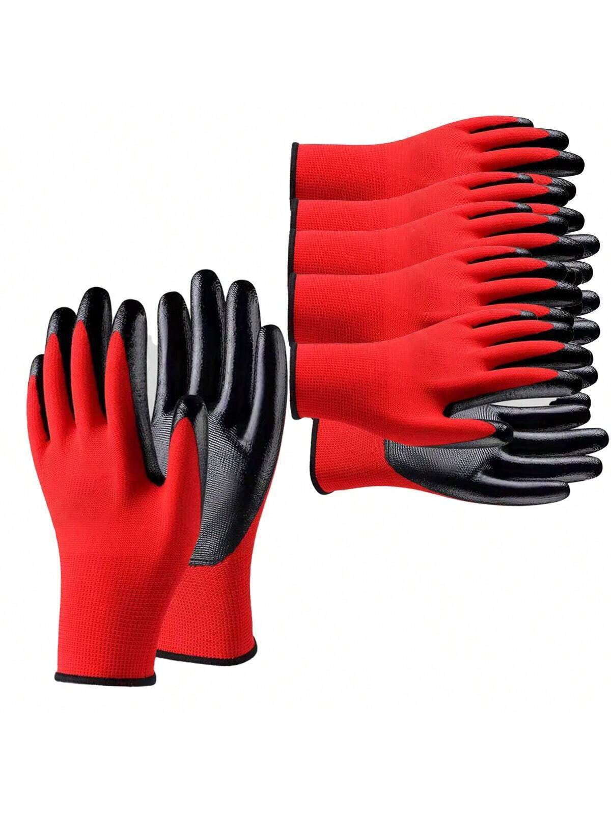 12/8/4 Pairs/Pack, Multifunctional Work Gloves Gardening Gloves and Heavy Duty Work Gloves