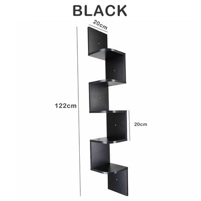3/5 Layers Corner Storage Shelf Floating Shelves Home Decorations Wall Shelf Corner Bookshelf Kitchen Organizers